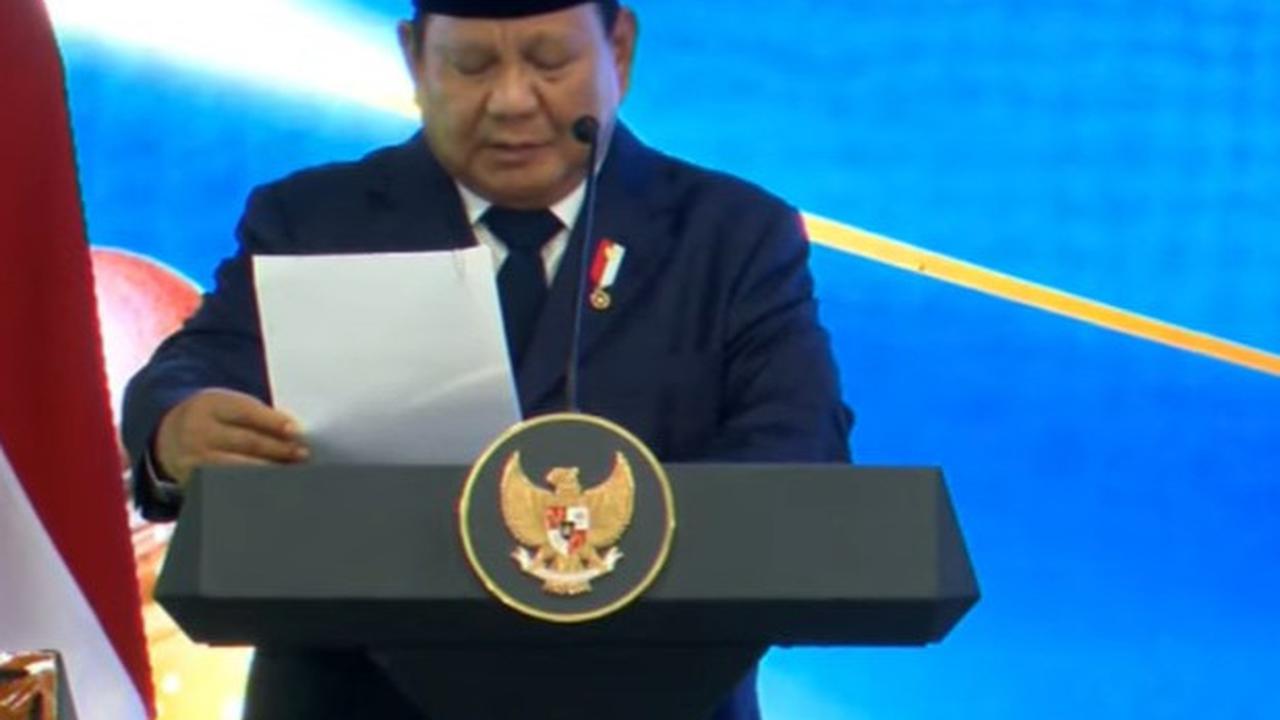 Presiden Prabiowo Subianto