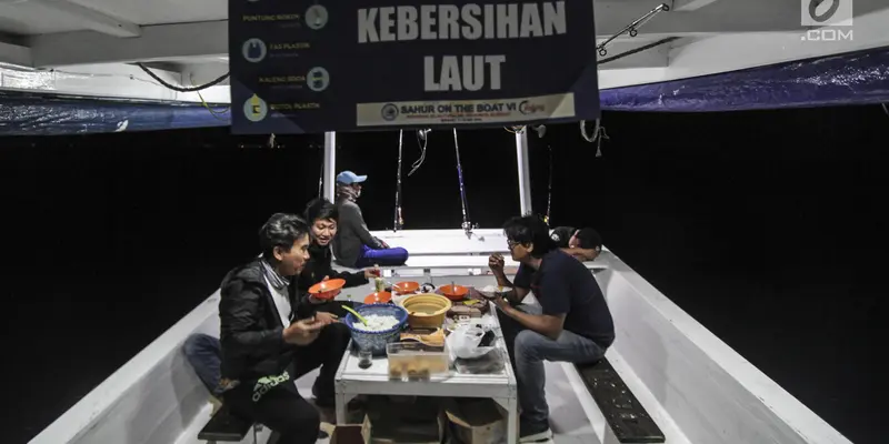 Sahur on The Boat, Berbagi Kebahagiaan Ala Jurnalis Pecinta Mancing