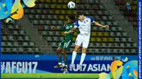 Uzbekistan menjadi tim terakhir yang memastikan tiket babak semifinal Piala Asia U-17 yang berlangsung di Bangkok, Thailand. (dok. AFC)