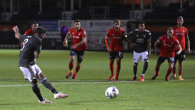 FOTO: Manchester United Hajar Luton Town di Piala Liga Inggris