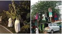 Potret Orang Gantung Baju di Pohon Bikin Tepuk Jidat. (Sumber: X/@txtdarigajelas)