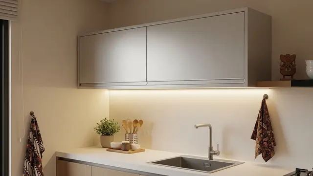 Lemari Gantung Aluminium Minimalis Standar