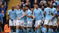 Manajer Swansea City, Carlos Carvalhal, takjub dengan permainan Manchester City setelah membantai timnya dengan skor 0-5 pada pertandingan pekan ke-35 Premier League 2017-2018. (AFP/Oli Scarff)