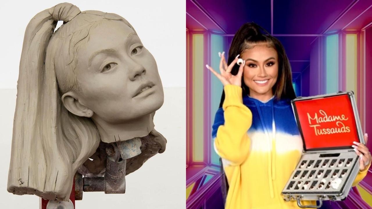 Rancangan Patung Lilin Agnez Mo