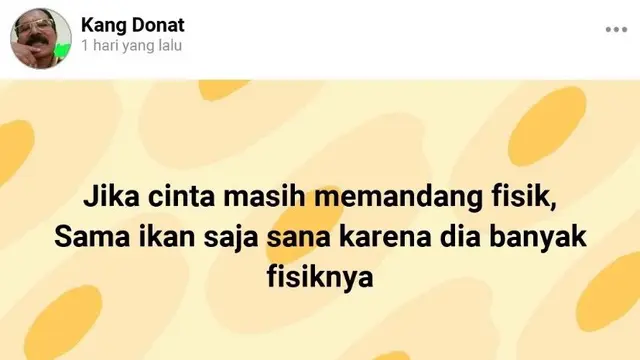 6 Potret Status Lucu Bapak-Bapak di Media Sosial, Receh Tapi Bikin Senyum