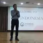 Direktur Korea Culture Center (KCC) Indonesia, Chun Young-Poung menyampaikan sambutan. (Liputan6.com/Afra Augesti)