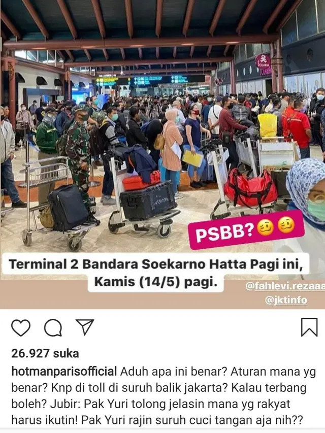 Unggahan Hotman Paris. (Foto: Instagram @hotmanparisofficial)