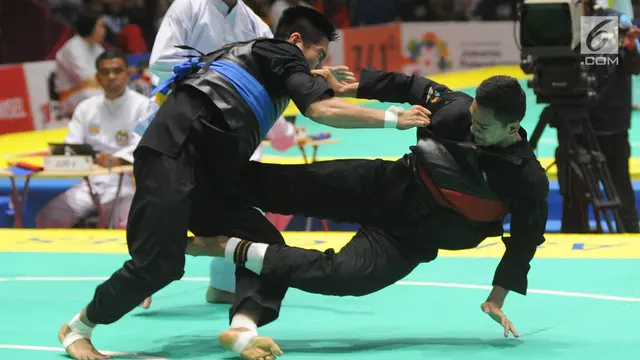 Kalahkan Pesilat Tangguh Vietnam, Aji Bangkit Pamungkas Melaju ke Final