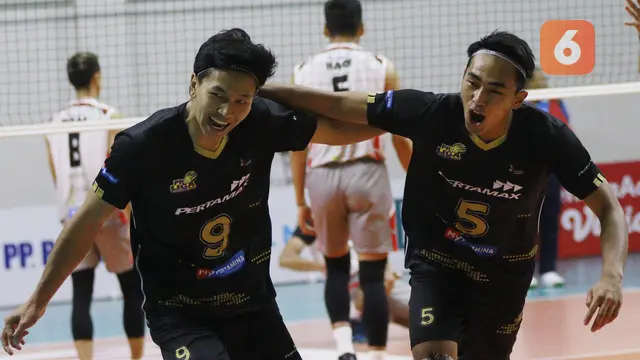 Foto: Jakarta Pertamina Pertamax Juara Putaran Pertama PLN Mobile Proliga 2022 usai Tekuk Surabaya Bhayangkara Samator di Laga Pamungkas