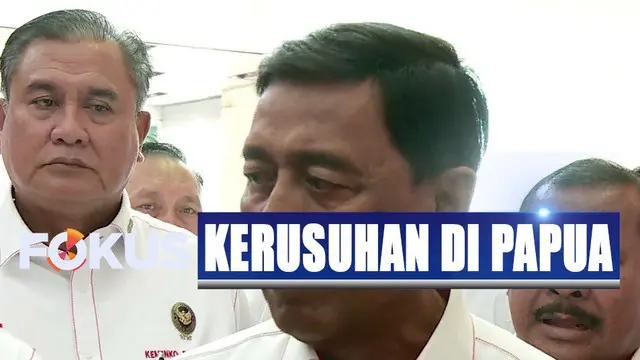 Wiranto Sesalkan Demo Berujung Kerusuhan Kembali Terulang di Papua