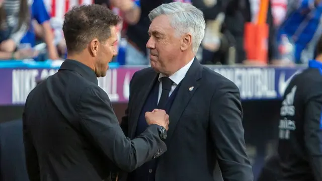 Diego Simeone dan Carlo Ancelotti