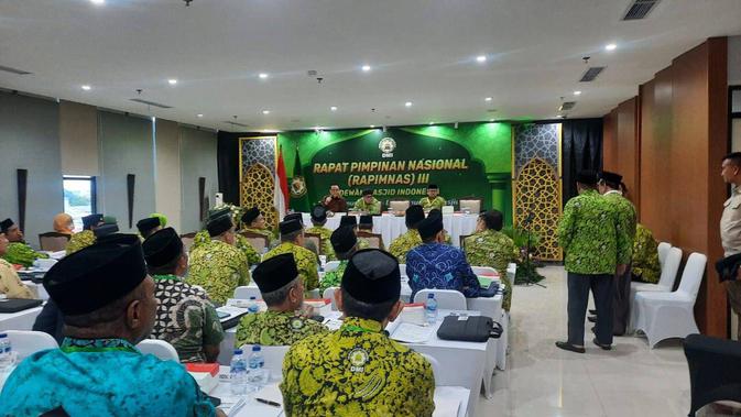 <p>Wakil Ketua Umum DMI Komjen Pol (Purn) Syafruddin saat menghadiri Rapat Pimpinan Nasional (Rapimnas) III di kantor pusat DMI di Jalan Matraman Raya, Jakarta Timur, Senin (6/3/2023) (Istimewa)</p>