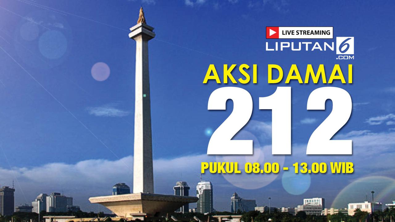 Live Streaming Demo 2 Desember di Monas