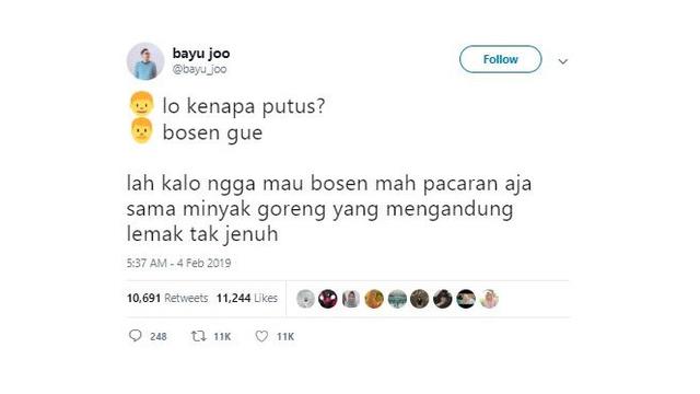 Alasan kenapa putus