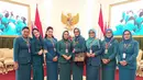 Arumi Bachsin bersama Tim Penggerak PKK lainnya sedang berkunjung ke Istana Bogor bulan Februari 2019 lalu. (Liputan6.com/IG/@arumi_arumi_94)