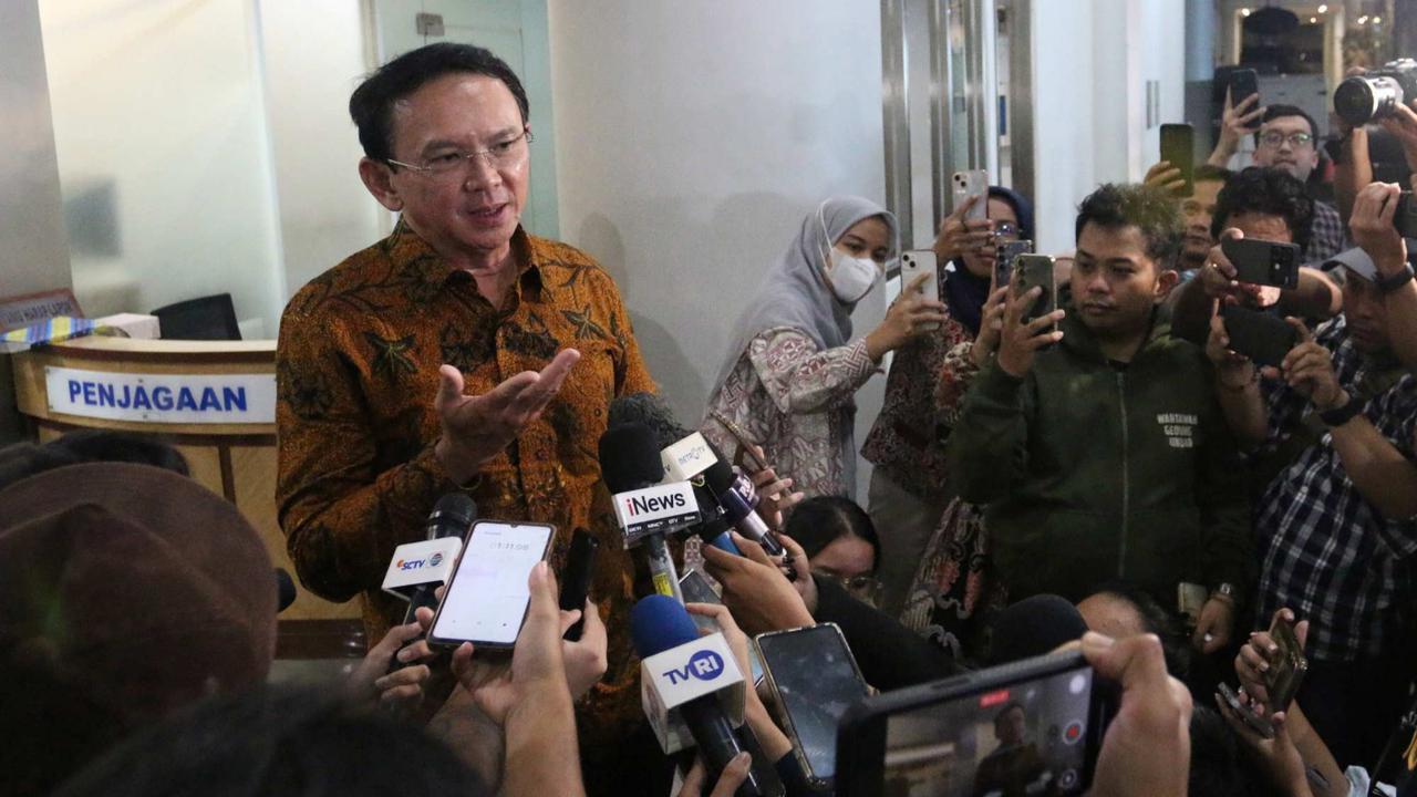 Ahok usai diperiksa Kejagung