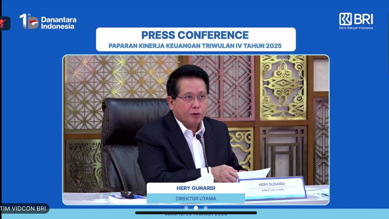 BRI Raup Laba Bersih Rp57,13 Triliun Hingga Triwulan IV-2025