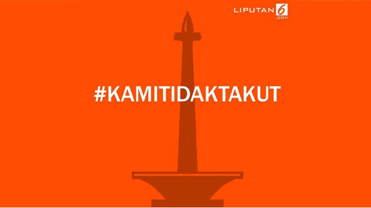 Tagar #KamiTidakTakut Jadi Trending Topic