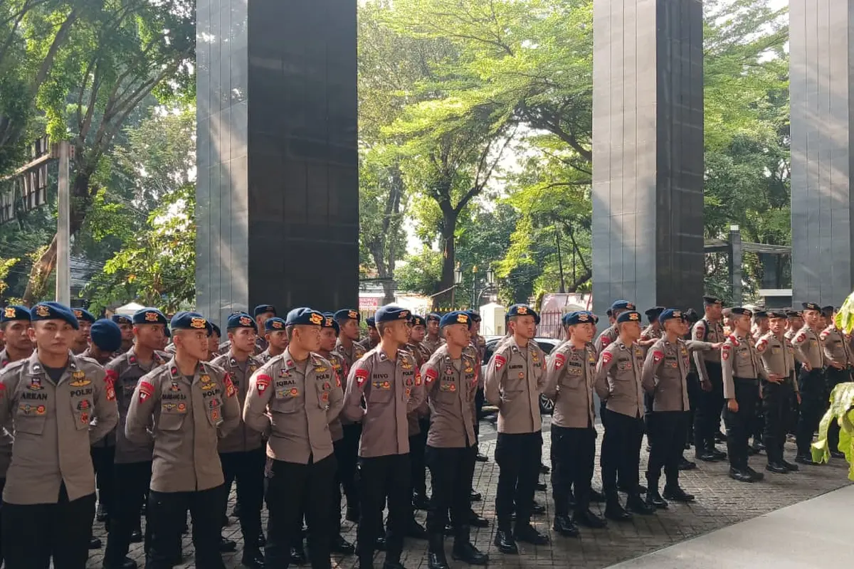Sidang Vonis Nadiem Dijaga Ratusan Polisi