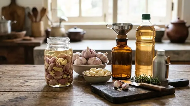 Cara Membuat Minyak Bawang Putih/AI Generated