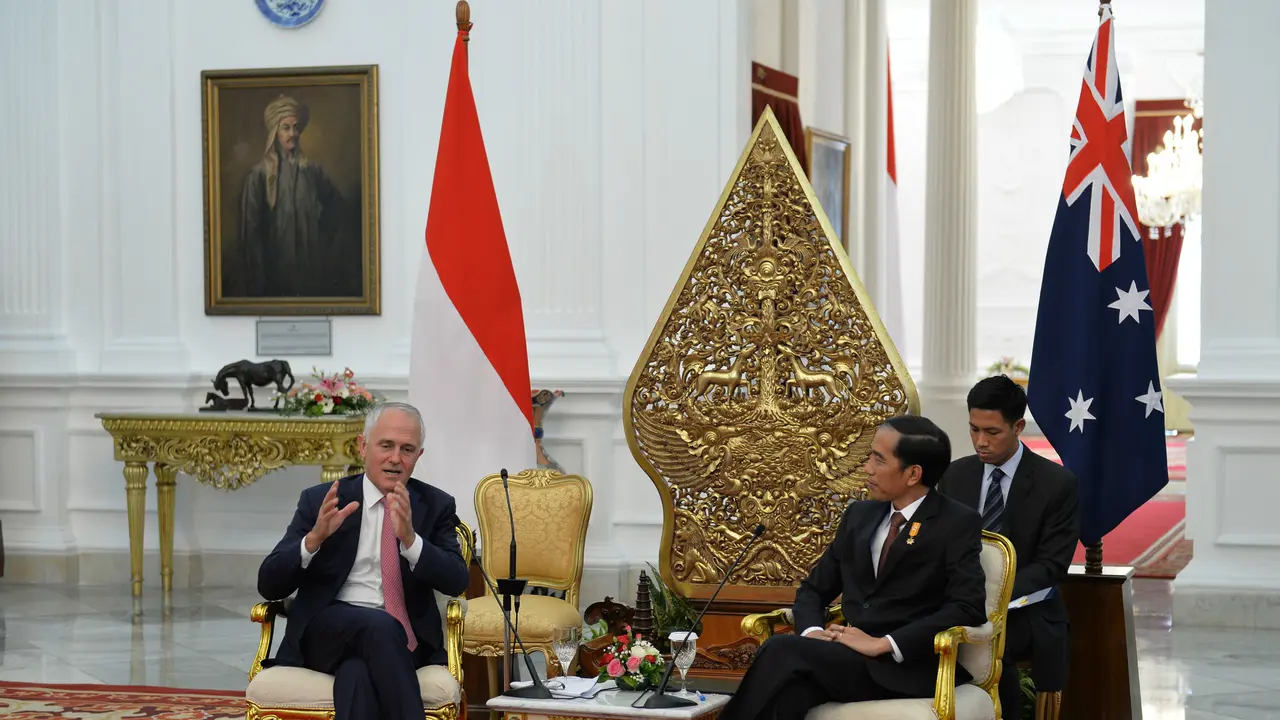 PM Turnbull dan Presiden Jokowi 