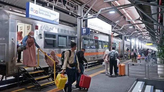 KAI menyatakan, jalur hulu pada petak jalan Stasiun Pekalongan-Stasiun Sragi kembali dapat dilalui perjalanan KA pada Sabtu, (17/1/2026). (Foto: KAI)