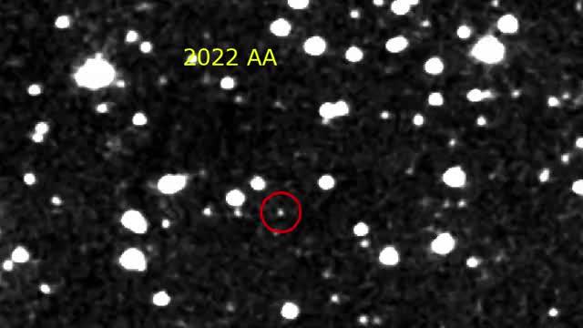 Asteroid 2022 AA