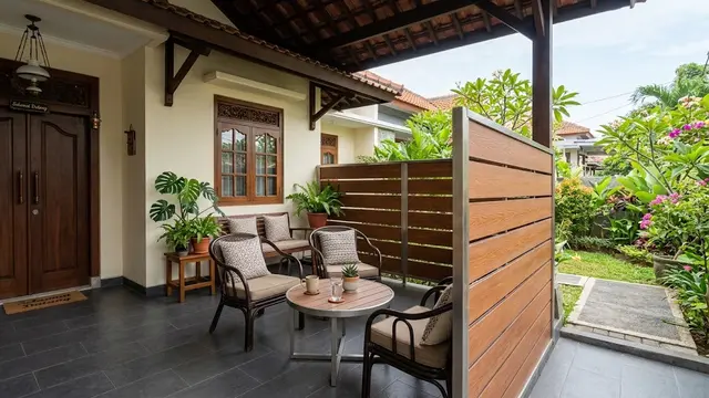 Pagar Wood-Plastic Composite Modular