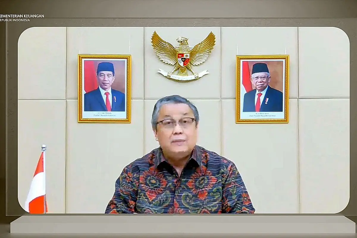Gubernur Bank Indonesia (BI) Perry Warjiyo dalam Konferensi Pers KSSK, Rabu (27/10/2021).