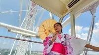 Naik J-Sky Ferris Wheel, wahana bianglala yang di musim liburan sekolah menawarkan program Japanese Hidden Gem. (dok. J-Sky Ferris Wheel)