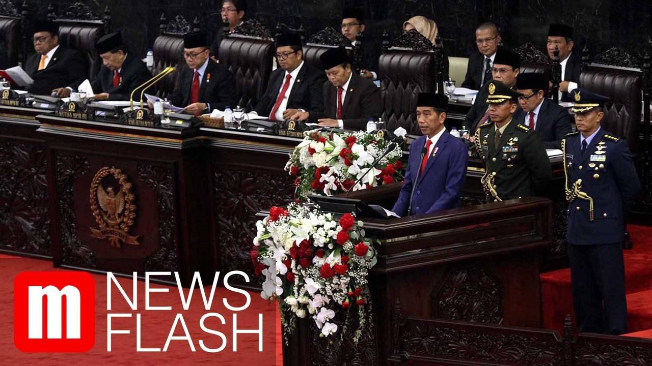 VIDEO: Sehari Jelang Pidato Kenegaraan, Jokowi Sambangi Gedung DPR