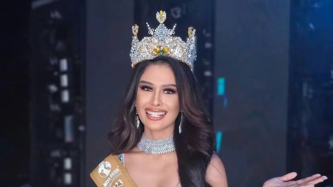 Runner Up Miss Mega Bintang Indonesia Sahida Sheikh Berhasil Menjadi 1st Runner Up Miss Aura International 2023