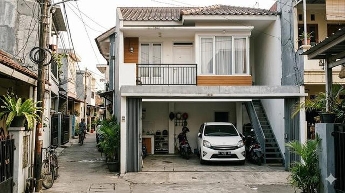 5 Contoh Rumah di Gang Sempit tapi Punya Garasi Luas, Solusi Lahan Perkotaan