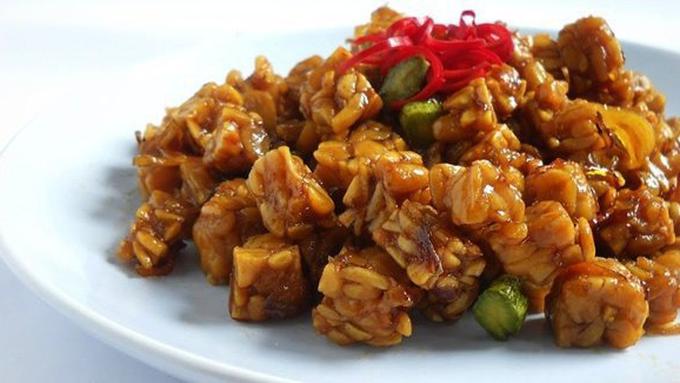 Resep Sederhana Sambal Tempe  Pedas  Gurih Bikin Nagih