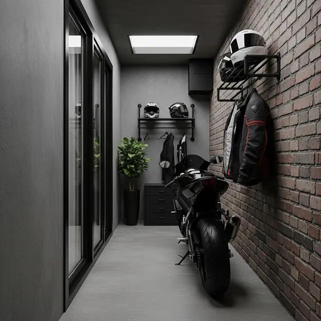 Desain Teras Rumah Sempit Tapi Tetap Muat Motor