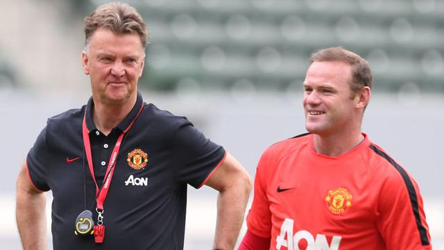 Wayne Rooney dan Louis van Gaal