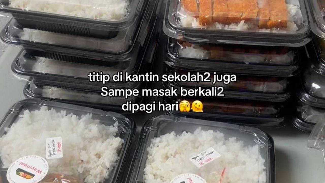 Belajar Bangun Pagi hingga Menawarkan Harga Murah, Lika Liku Pria Rintis Usaha Bento Box di Sekolahan Ini Curi Perhatian