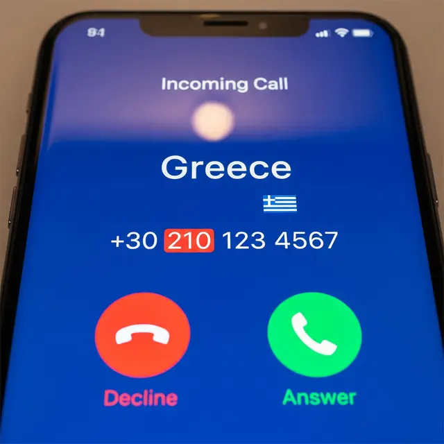 Kode Telepon Negara +30 (AI Generated)