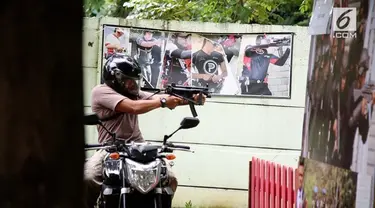 Kejuaraan menembak Paspampres (Paspampres Shooting Championship 2018) berlangsung di lapangan tembak, Senayan, Jakarta.