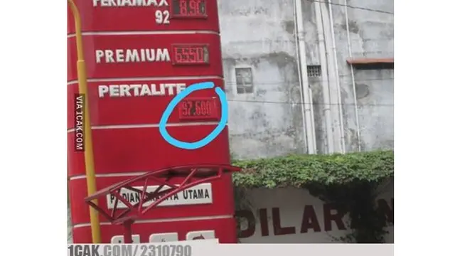 5 Tulisan Kocak di Pom Bensin Ini Bikin Ngakak
