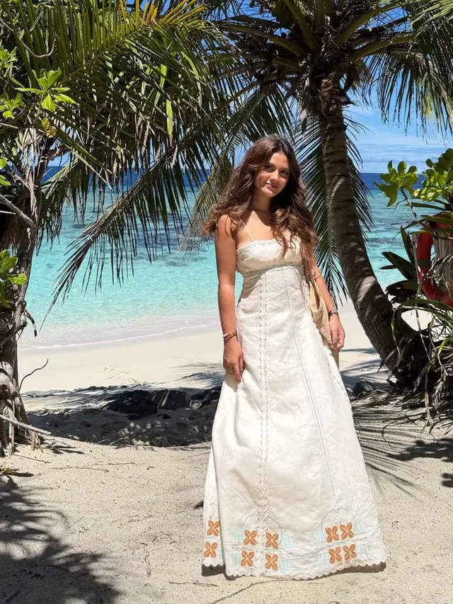 Marsha Aruan saat Liburan ke Maldives. [@aruanmarsha]