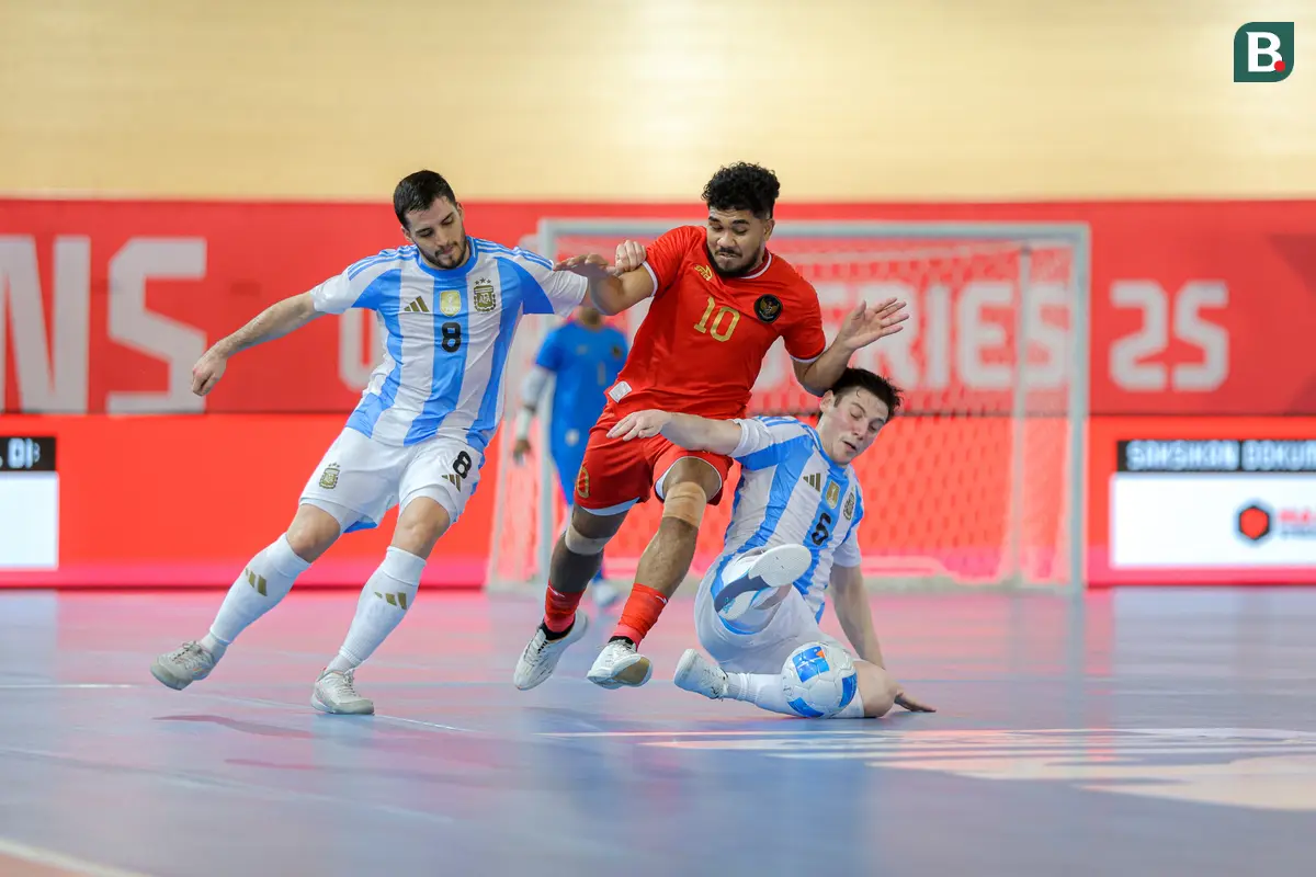 Timnas Futsal Indonesia Vs Timnas Futsal Argentina.