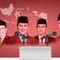 Banner Infografis Debat Perdana Capres di Pilpres 2024. (Liputan6.com/Abdillah)