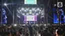 Festival yang berlangsung di Plaza Parkir Timur Gelora Bung Karno, Jakarta Pusat menghadirkan sederet nama-nama ternama musisi dan penyanyi muda Indonesia. (Liputan6.com/Angga Yuniar)