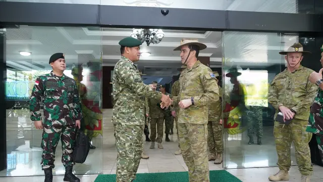 Angkatan Pertahanan Australia mengikuti Latihan Garuda Shield untuk pertama kali. (Kedutaan Besar Australia di Indonesia).