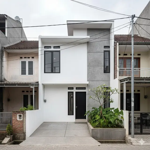 Desain Rumah Memanjang