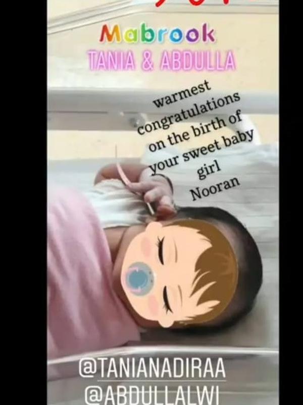 Momen lahiran anak ketiga Tania Nadira. (Sumber: Instagram/tanianadiraa)
