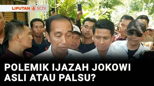 VIDEO: Jokowi Siap Tunjukkan Ijazah Asli Jika Diminta Pengadilan