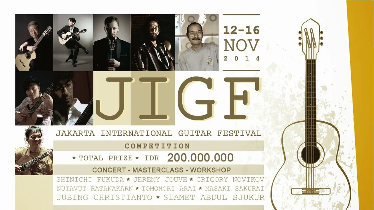 Jakarta International Guitar Festival 2014 Panaskan Pecinta Gitar