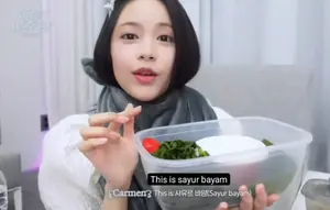 Dapat Kiriman Sayur Bayam Dari KBRI Korsel, Carmen Hearts2Hearts: Aku Suka Banget!